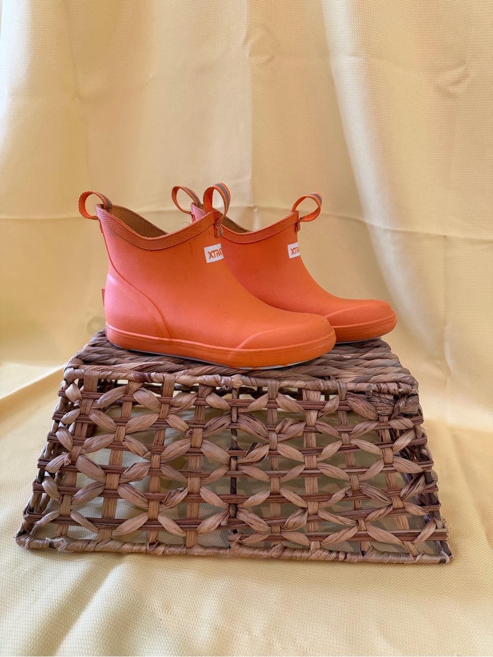 Kids XtraTuf Orange Boots
